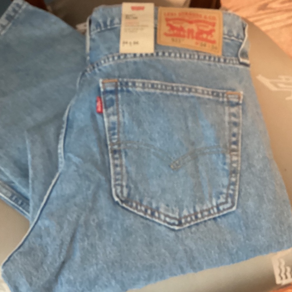 LEVIS 511 Slim Distressed Jeans NWT
